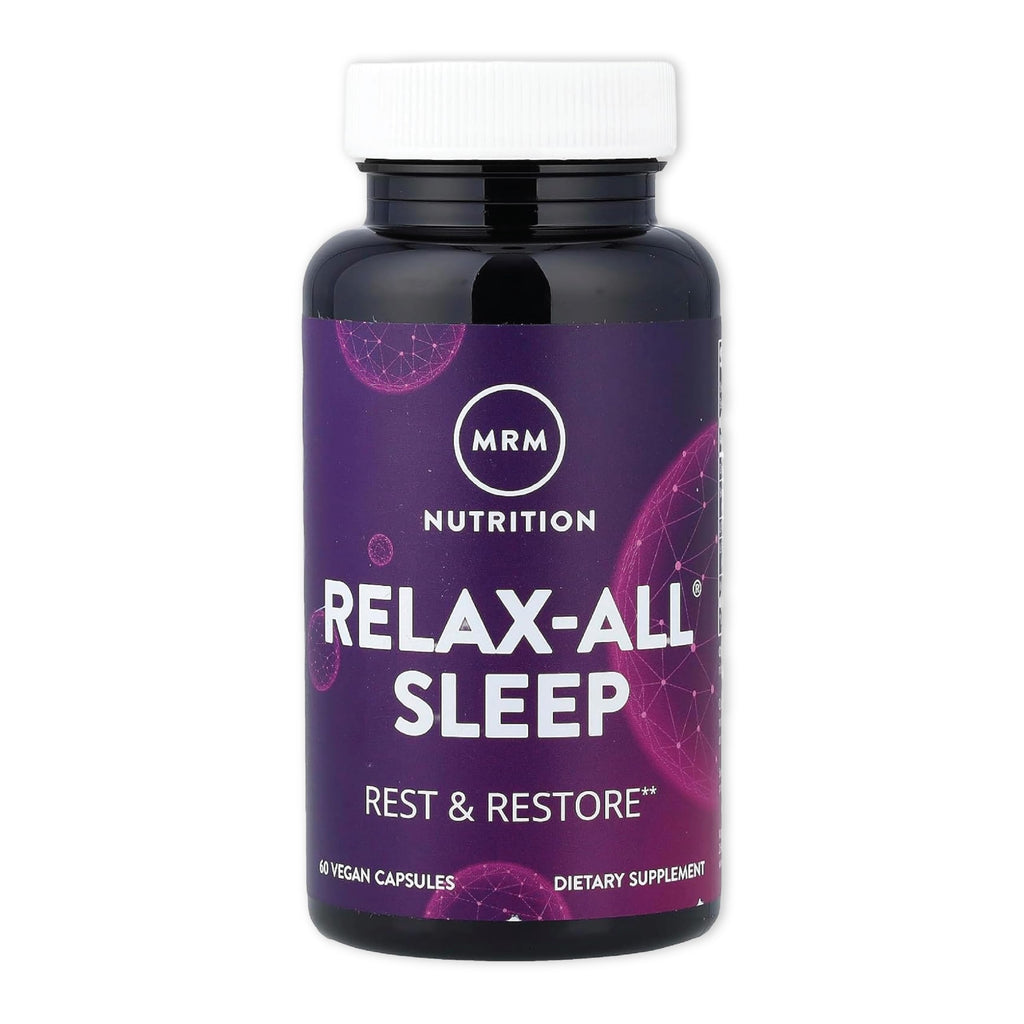 MRM Relax-All Sleep Supplement for Women & Men - 60 Capsules