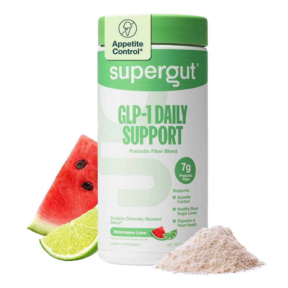 Supergut GLP1 Daily Support - High Fiber GLP-1 Supplement Powder