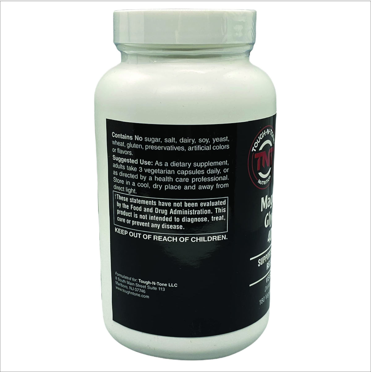TOUGH-N-TONE Magnesium Glycinate 400 mg Capsules