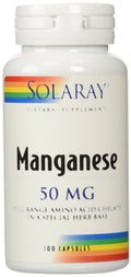 Solaray Manganese 50 mg - 100 Capsules