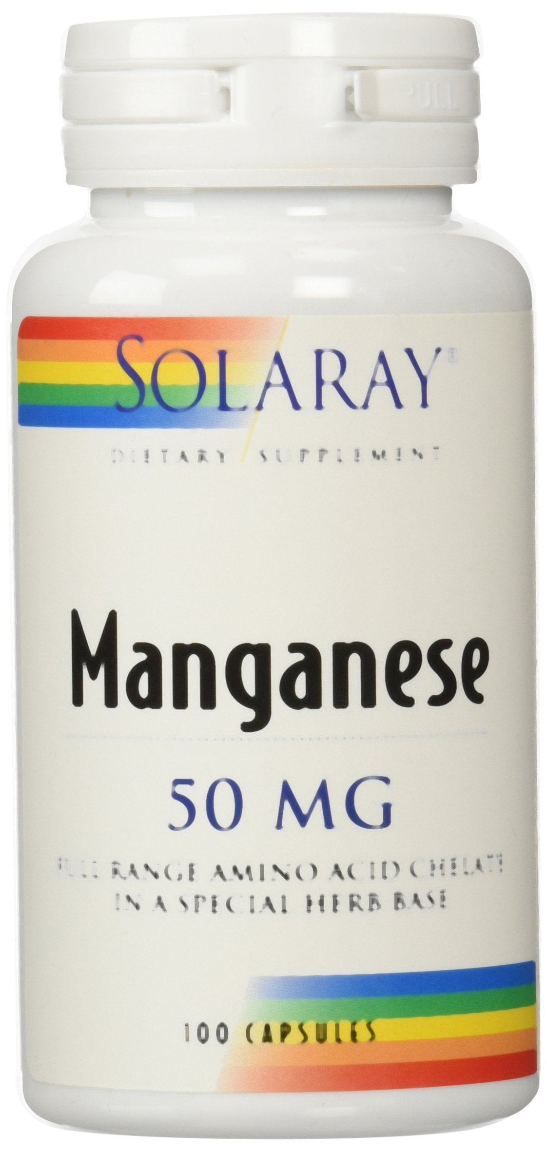 Solaray Manganese 50 mg - 100 Capsules