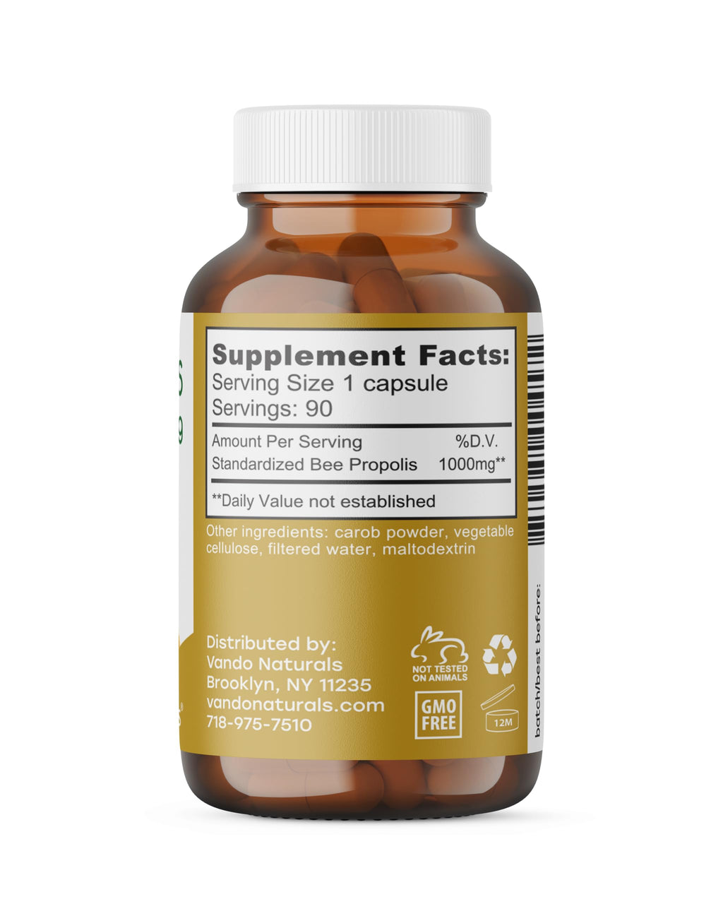 Apihaus Propolis Standardized 1000 mg - 90 Capsules - image 3