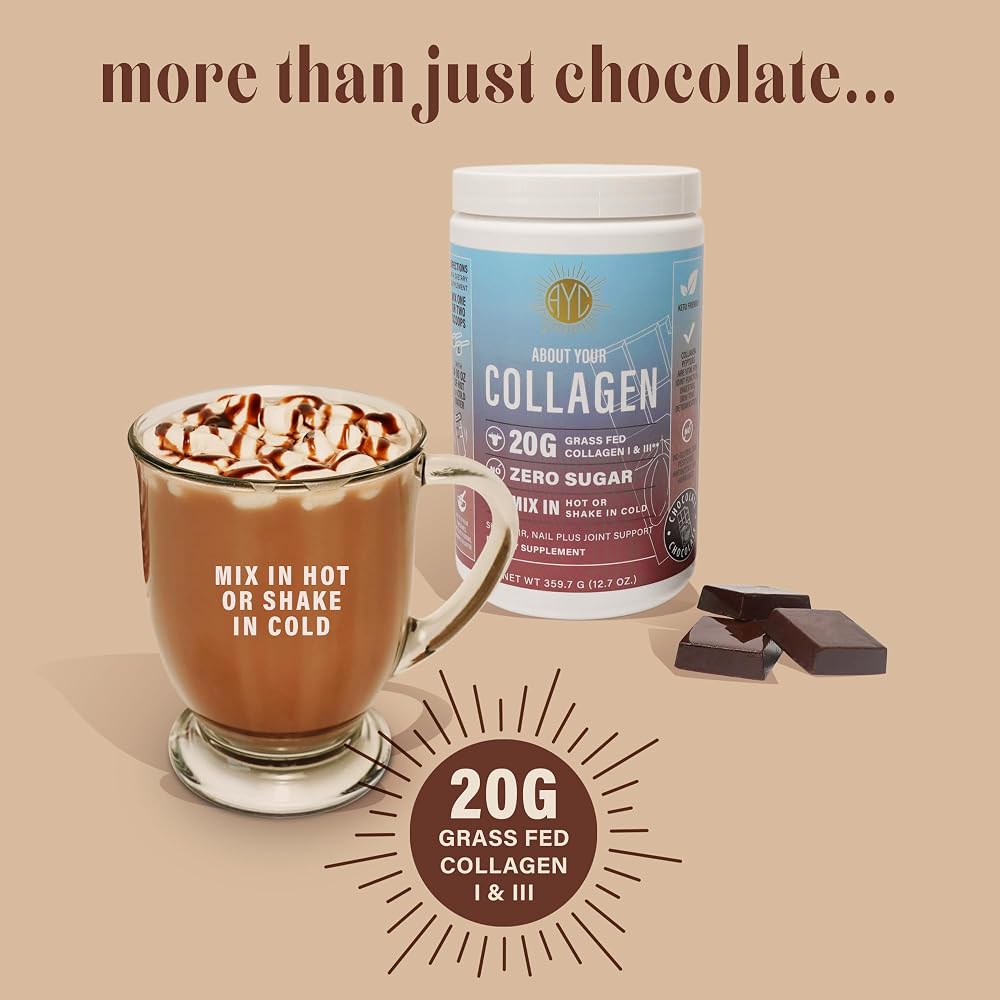 ABOUT YOUR COLLAGEN Chocolate Peptides Powder