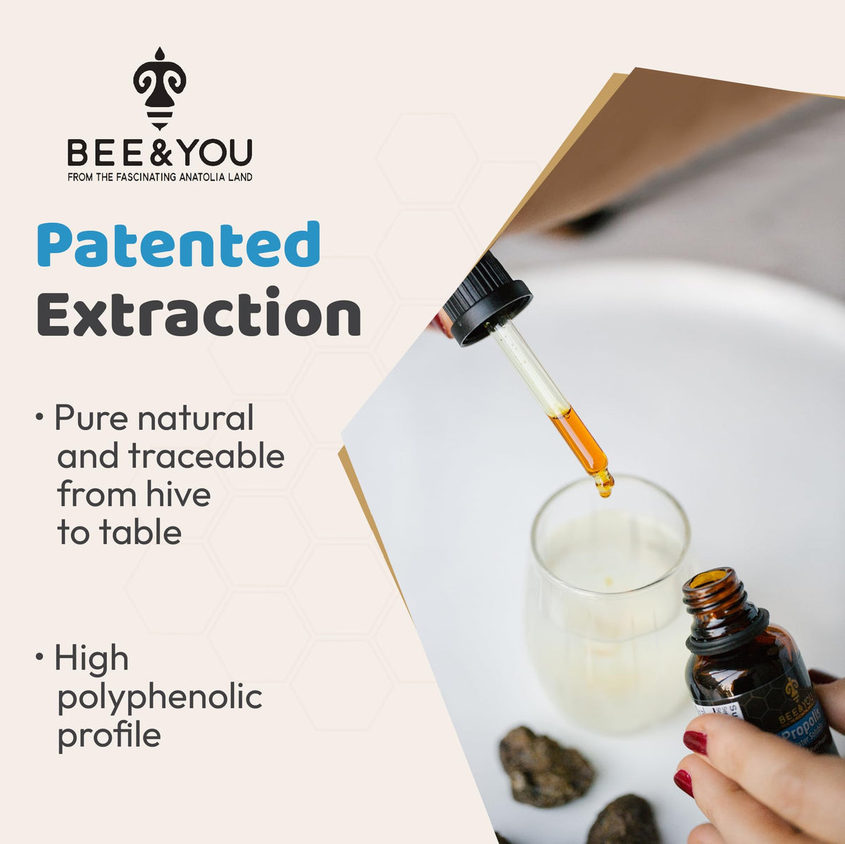 Bee and You Natural Pure Propolis Extract Immune Support - 1 Fl Oz - image 6