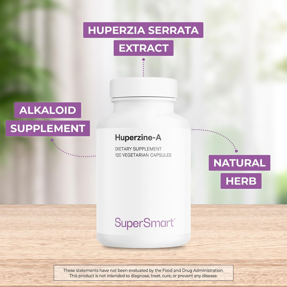 Supersmart Huperzine-A 100 mcg per Day - 120 Vegetarian Capsules - image 3