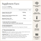 ACEWORKZ Organic Berberine HCL 1200mg with Ceylon Cinnamon - 60 Capsules - image 7