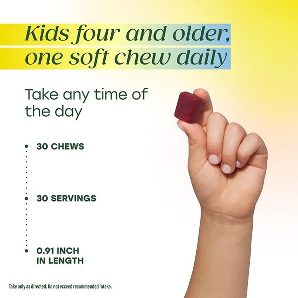 MegaFood Kids One Daily Multivitamin Soft Chews, Grape - 30 Chews - image 6
