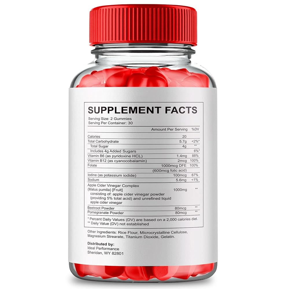 IDEAL PERFORMANCE Keto Luxe ACV Gummies - 180 Count - image 2