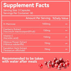 EAZGOO D-Mannose Capsules 5-in-1 Formula - D Mannose D 750 mg wiht