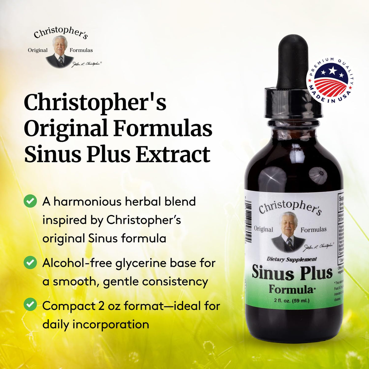 Christopher's Original Formulas Sinus Plus Herbal Liquid - 2 Fl Oz - image 4