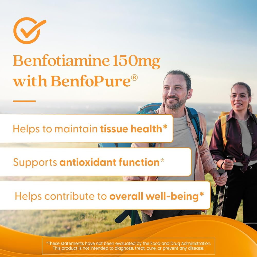 Doctor's BEST Benfotiamine 300mg Supplement - 60 Vegetarian Capsules - image 5