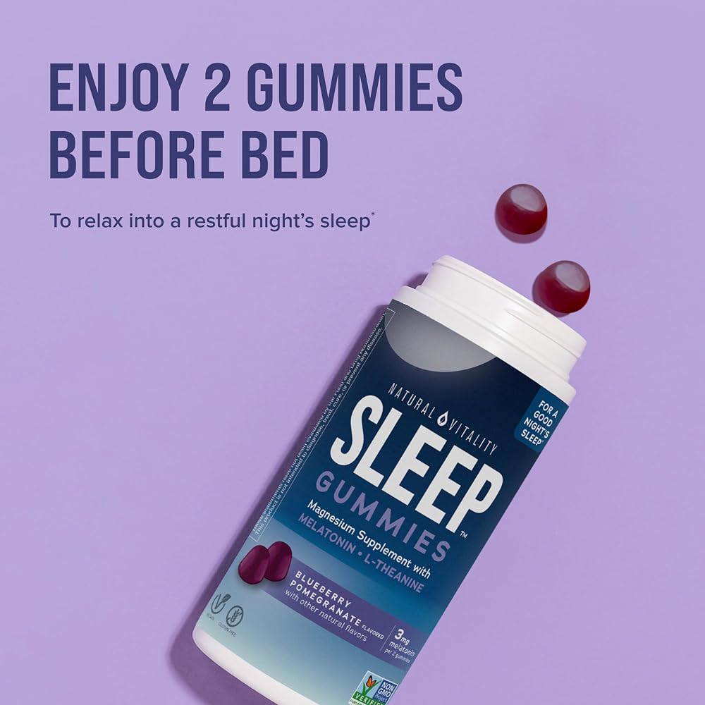 Natural Vitality CALM Sleep Gummies Magnesium Supplement - 60 Count - image 6