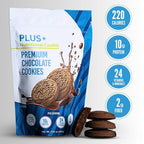 PLUS NUTRITIONAL Premium Gluten Free Chocolate Cookies - 48 Cookies - image 2