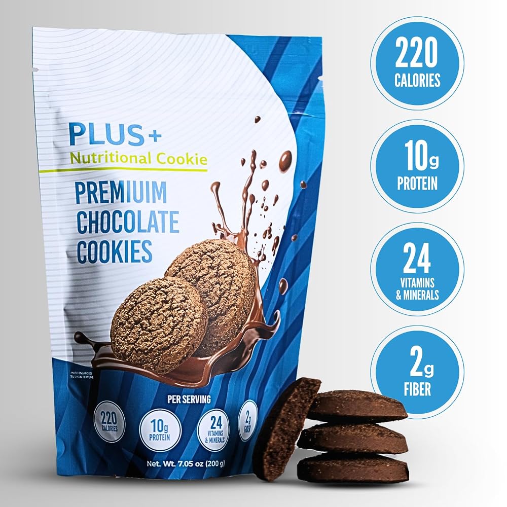 PLUS NUTRITIONAL Premium Gluten Free Chocolate Cookies - 48 Cookies - image 2