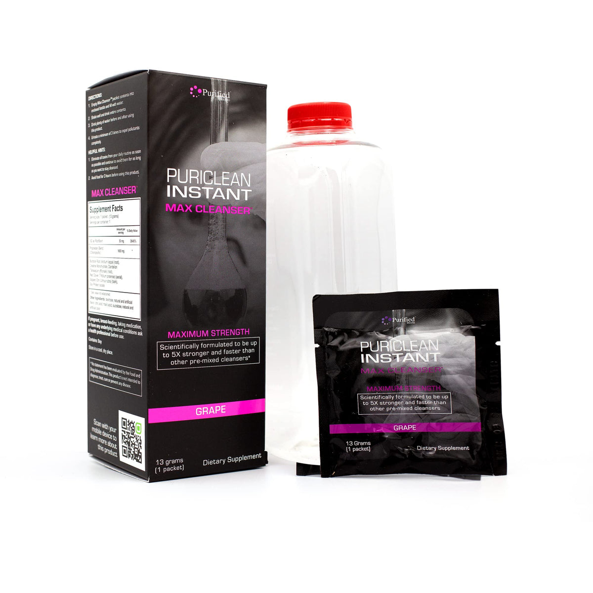Wellgenix Puriclean Instant MAX Cleanser - Herbal Cleanse Detox - One