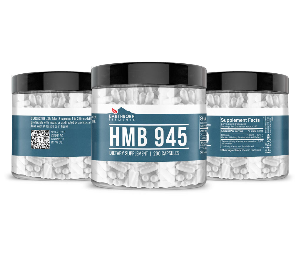 Earthborn Elements HMB Powder - 200 Capsules - image 4