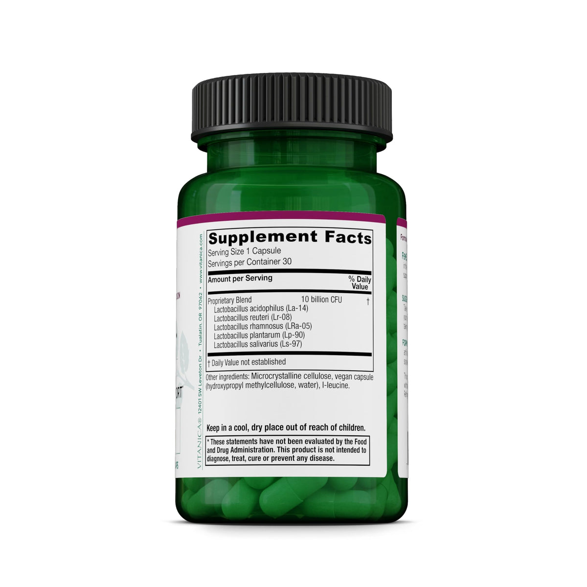 Vitanica FemEcology Vaginal Probiotic Support - 30 Capsules - image 2