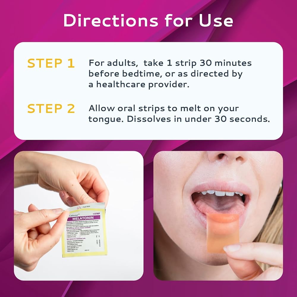 CALMOUR Oral Sleep Strips