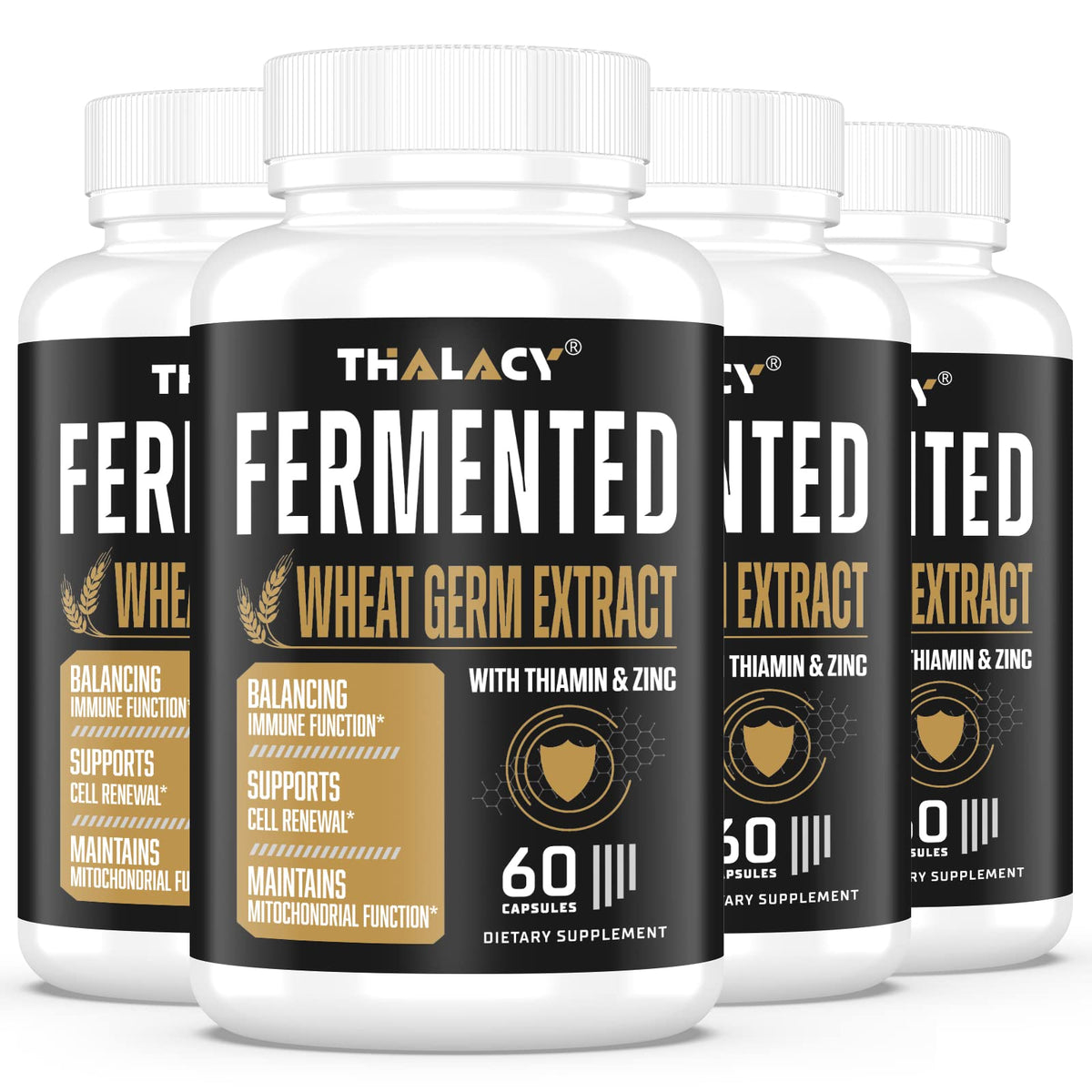 Thalacy Spermidine Supplements 13mg - 1300mg Wheat Germ Extract