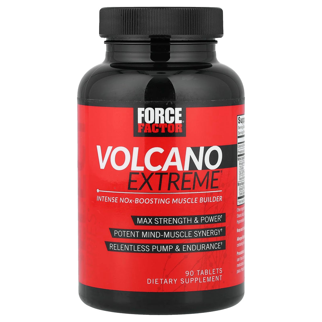 Force Factor Volcano Extreme Pre-Workout Nitric Oxide Booster - 90 Tablets - image 4