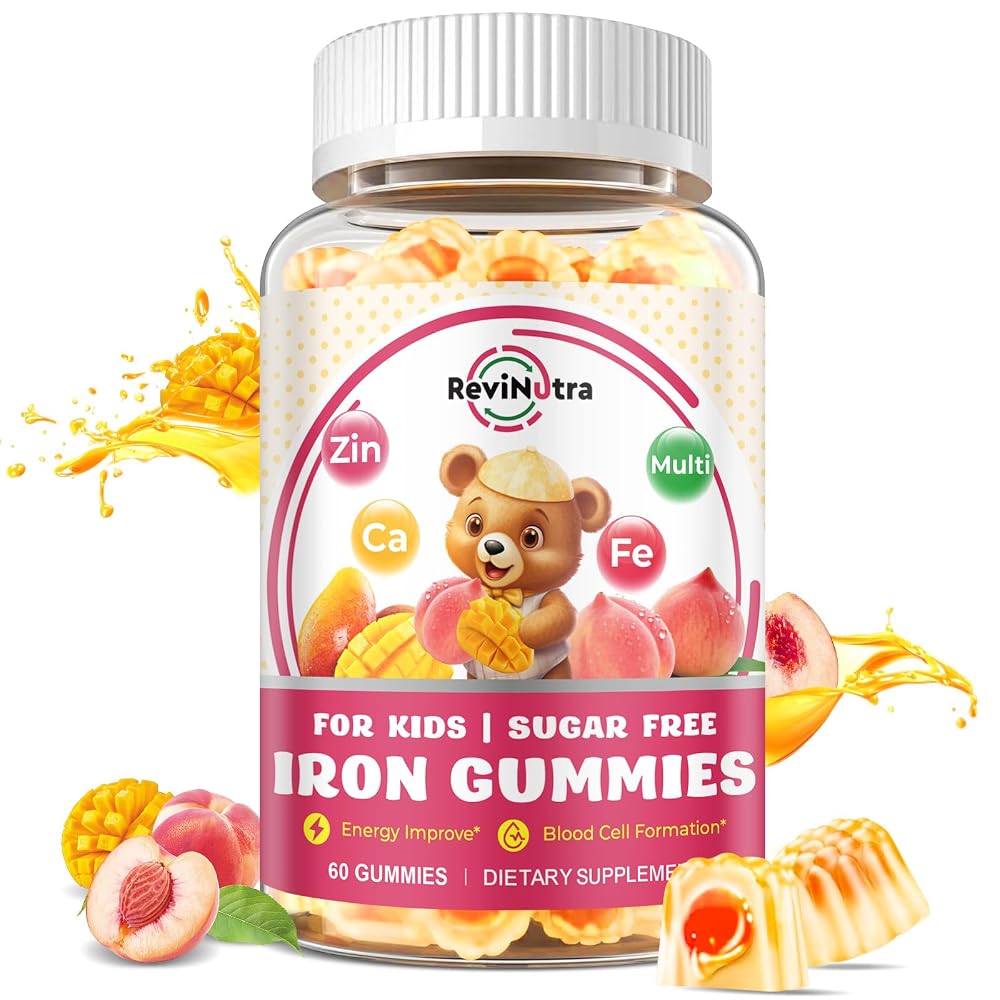 ReviNutra Iron Supplement Gummies for Kids