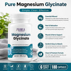 OLIBELA Magnesium Glycinate 1,420mg - 180 Vegetarian Capsules - image 3