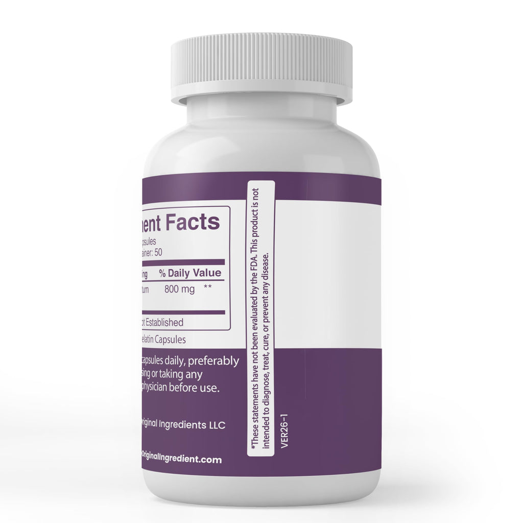 PURE ORIGINAL INGREDIENTS St. John's Wort - 100 Capsules - image 3