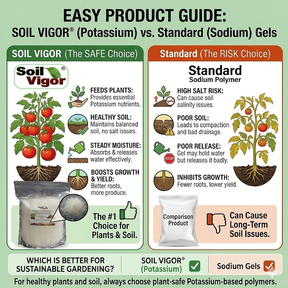 Soil Vigor Water Storing Crystals Soil Amendment - 20 LB - image 8