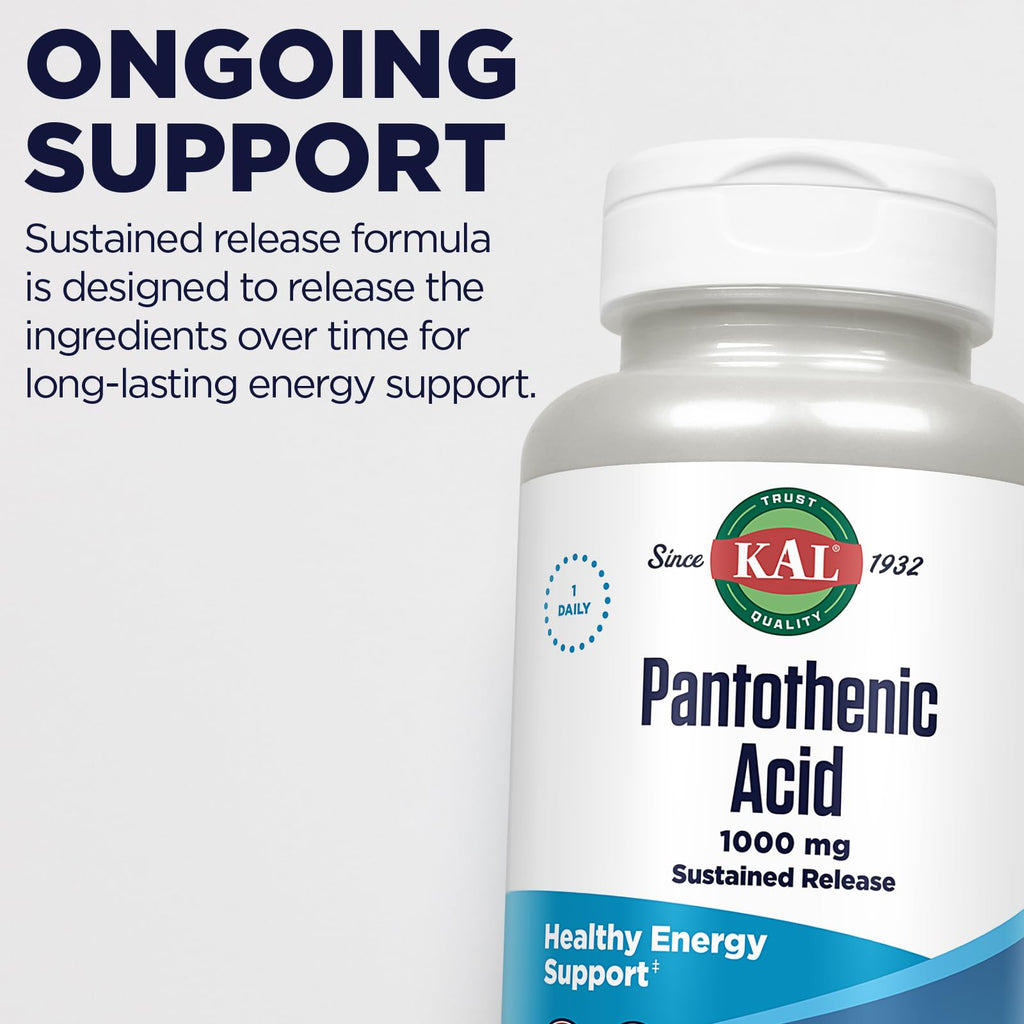 KAL 1000 Mg Pantothenic Acid Tablets