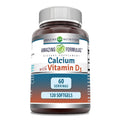 Amazing Nutrition Calcium with Vitamin D3 1200 mg - 120 Softgels
