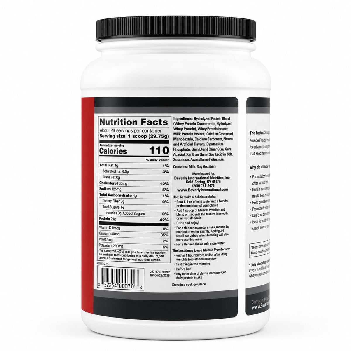 Beverly International Muscle Provider, Vanilla, 30.7 Ounce