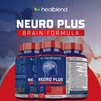 healblend Neuro Plus Brain & Focus Formula - Nootropic Brain Booster