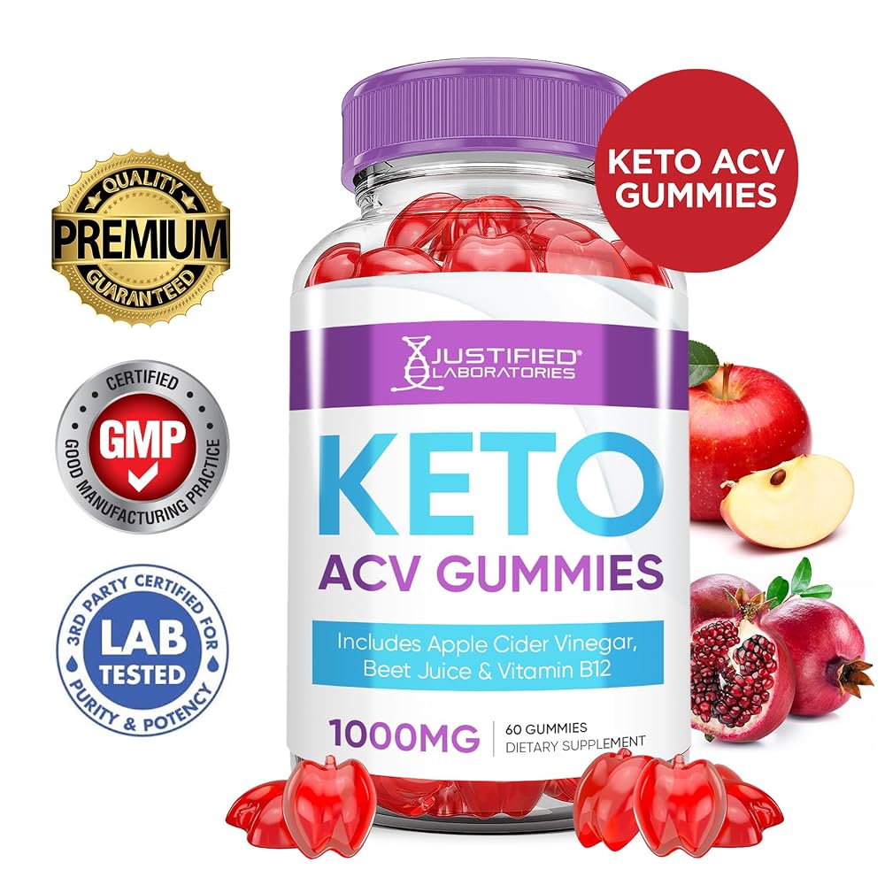 Justified Laboratories Keto ACV Gummies Advanced Support 2000MG - 180 Gummies - image 2