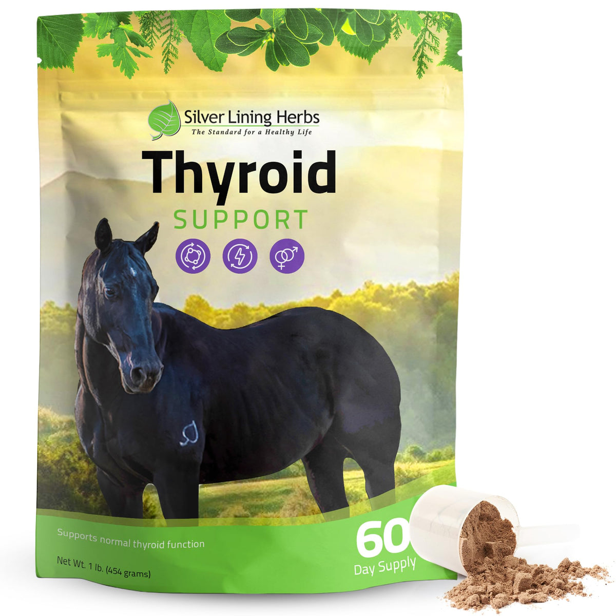 Silver Lining Herbs Thyroid Support for Horses - 1 Pound