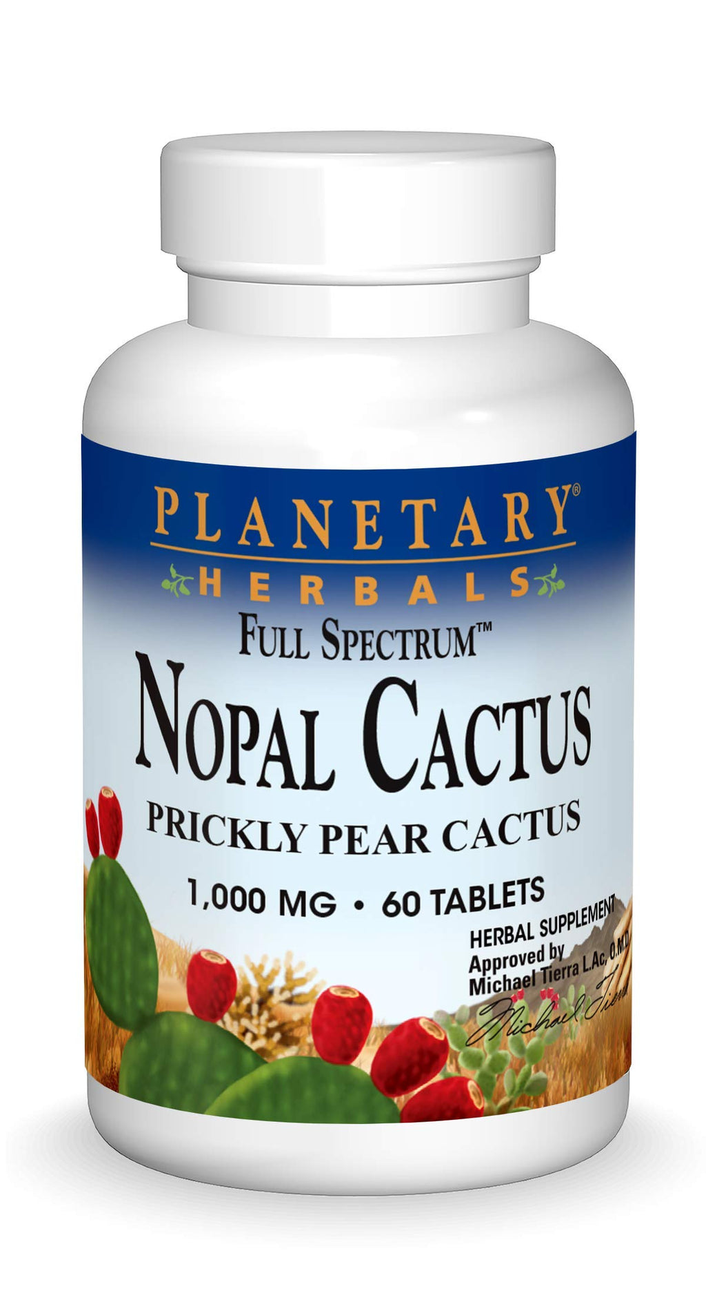 Planetary Herbals Nopal Cactus 1000mg Antioxidant - 60 Tablets