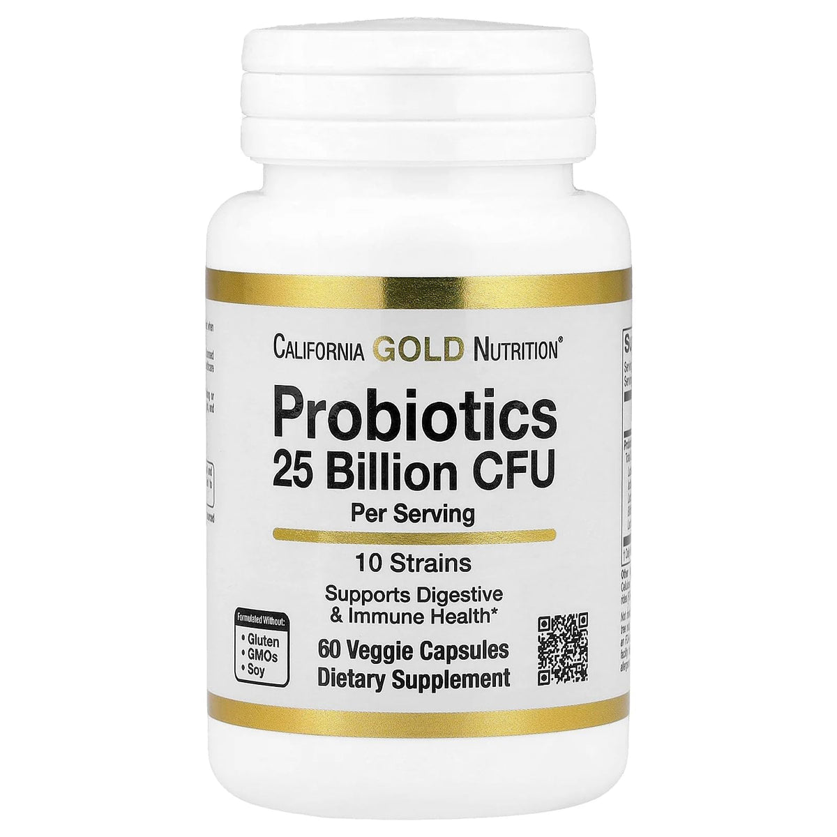 Lake Avenue Nutrition Probiotics 10 Strain 25 Billion CFU