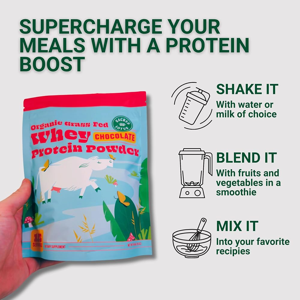 Sacred Lotus SunLife Organics Whey Protein Powder - Parent