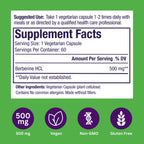 Paradise Herbs Berberine Extract 500 mg - 60 Capsules - image 6