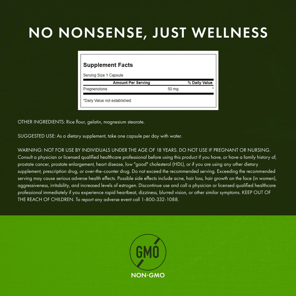 Swanson Super-Strength Pregnenolone 50 Milligrams
