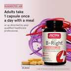 Jarrow Formulas B-Right Vitamin B Complex - 1200 Vegetarian Capsules - image 6