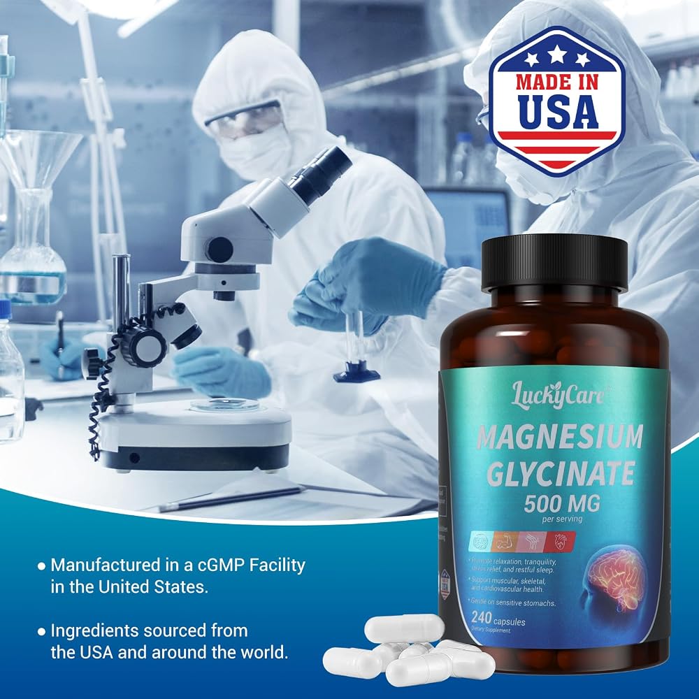 Luckycare Magnesium Glycinate 500mg