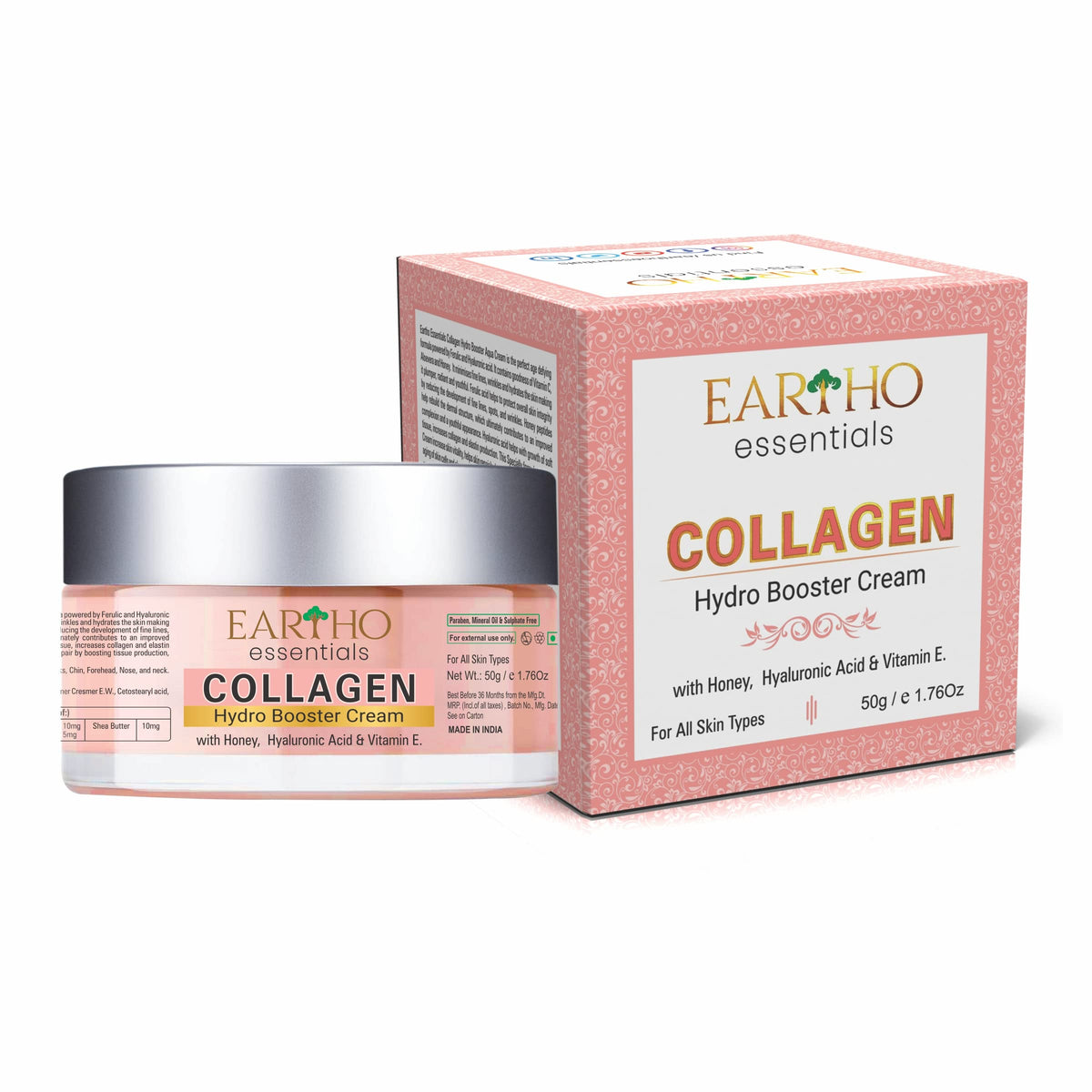 Eartho Essentials Ayurvedic Collagen Hydro Booster Cream - 50g