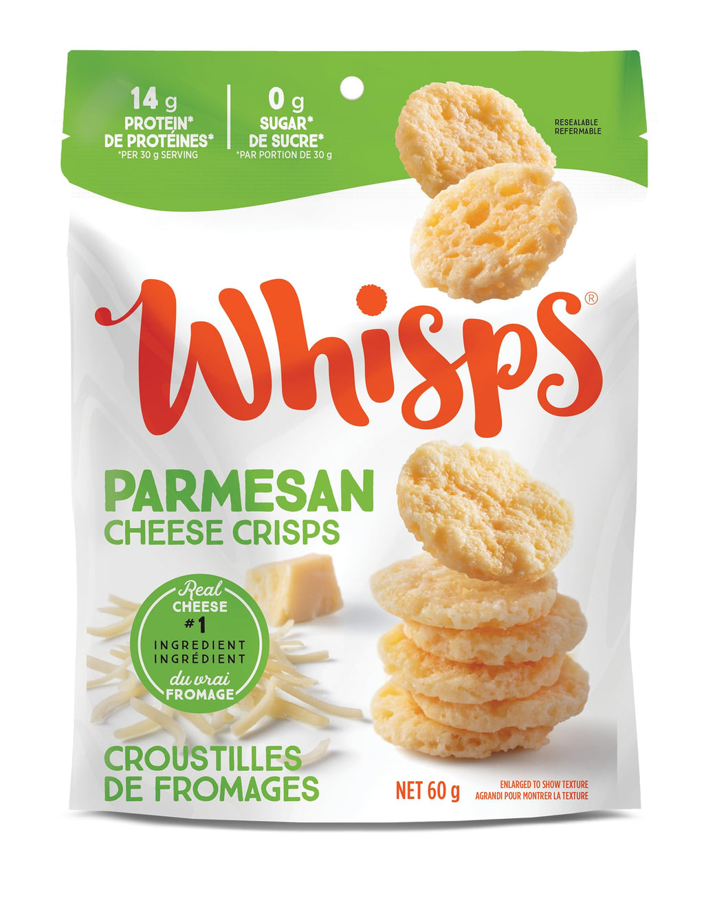 Whisps Parmesan Cheese Crisps - 60g