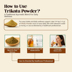 VEDIKROOTS Trikatu Powder Digestive Support - 100 g - image 5