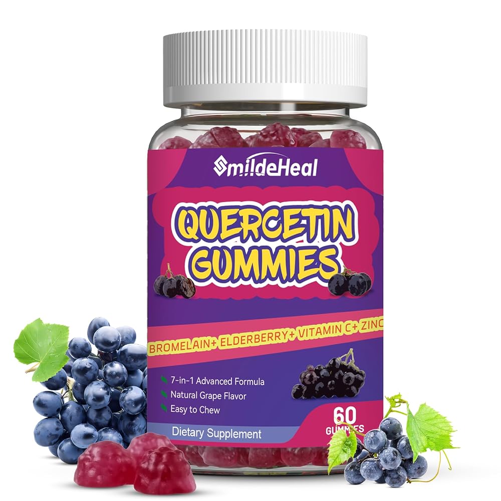 SmildeHeal Quercetin Gummies 1200MG
