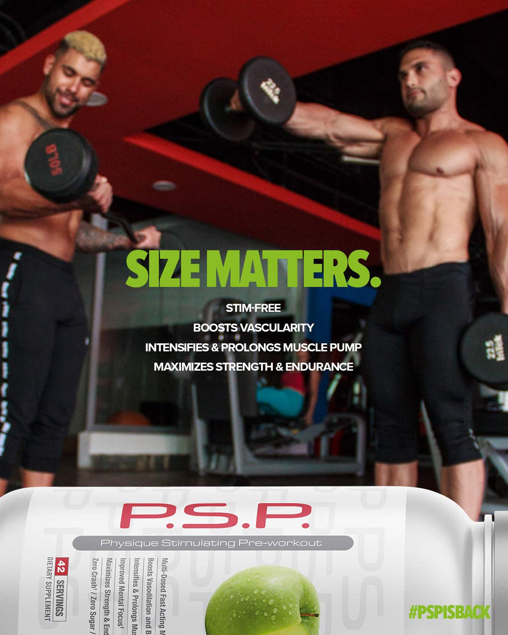 Metabolic Nutrition P.S.P. Physique Stimulating PreWorkout 672g Zero