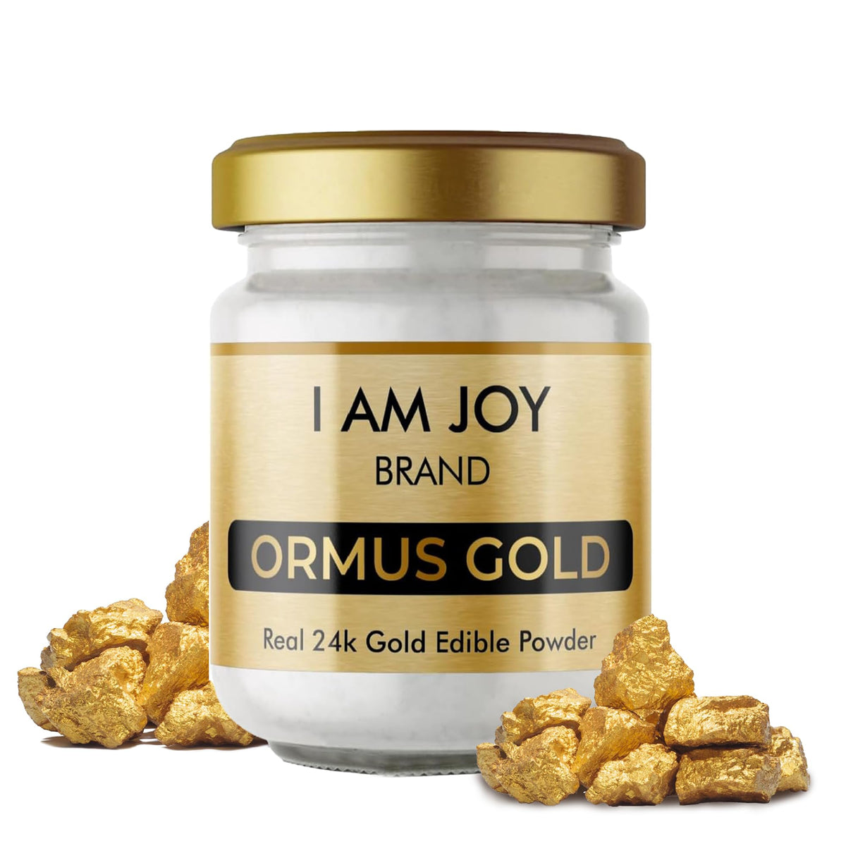 I Am Joy co. Pure Ormus White Gold Powder 24k - 22 Grams