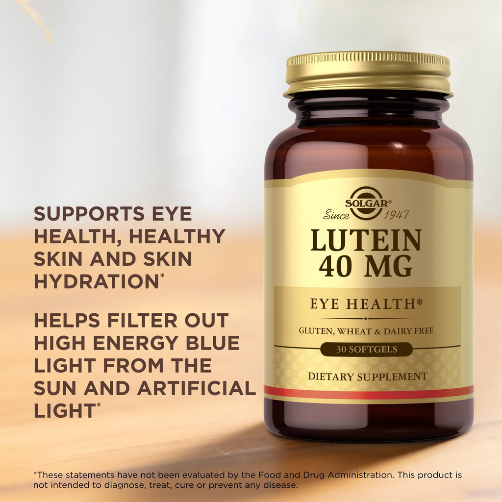 Solgar Lutein 40 mg Eye Health Support - 90 Softgels - image 5