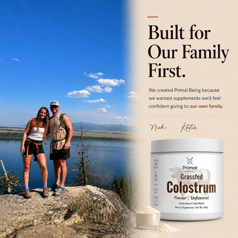 Primal Being Grassfed Beef Colostrum Powder - 90 Grams - image 3