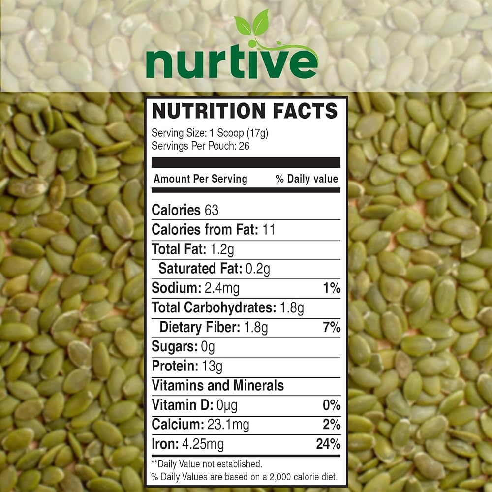 NURTIVE Pumpkin Seed Protein Powder - 26 Servings - image 2